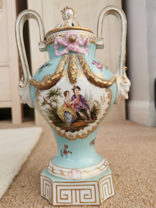 Rare Meyer & Sohn Porcelain Urn/Vase