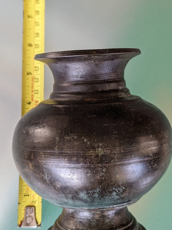 1700s Antique Solid Bronze Vase/Vessel