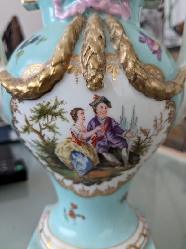 Rare Meyer & Sohn Porcelain Urn/Vase