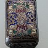 Russian Brass & Enamel Matchbox