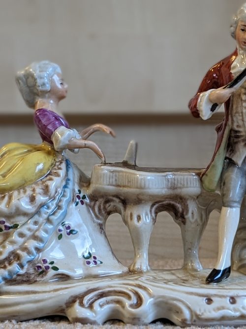 Grafenthal (German GDR) "Piano & Violin" Antique Figurine