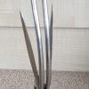 Metal & Wood Tall Gazelle/Antelope Sculpture