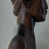 Vintage Hand Carved 1930s Indonesian Bust of Woman
