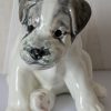 Rare USSR Konakovo ZIK Puppy Figurine Vintage Russian Porcelain Dog Figurine