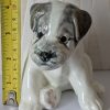 Rare USSR Konakovo ZIK Puppy Figurine Vintage Russian Porcelain Dog Figurine