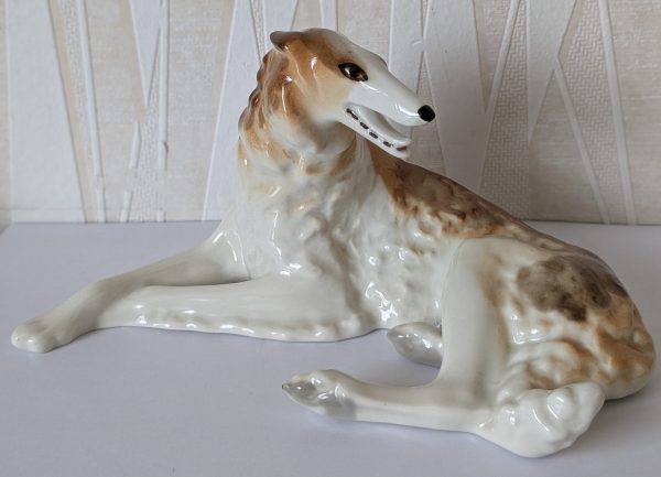 LOMONOSOV porcelain Borzoi