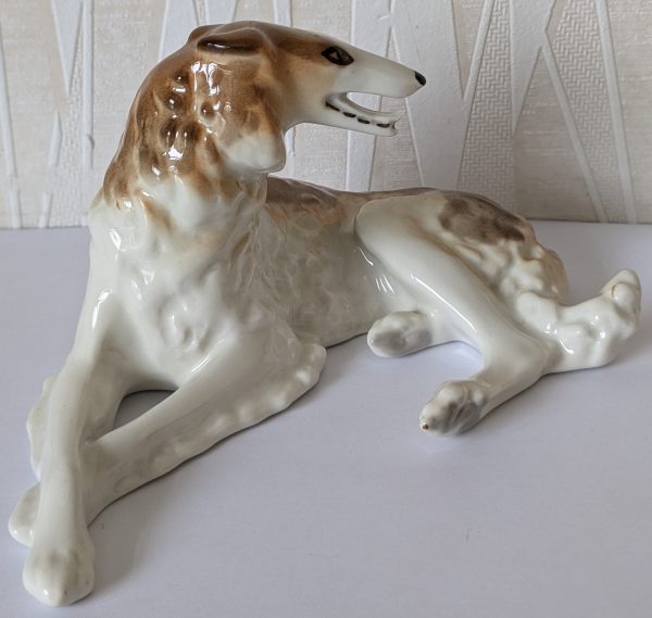 LOMONOSOV porcelain Borzoi