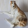 LOMONOSOV porcelain Borzoi