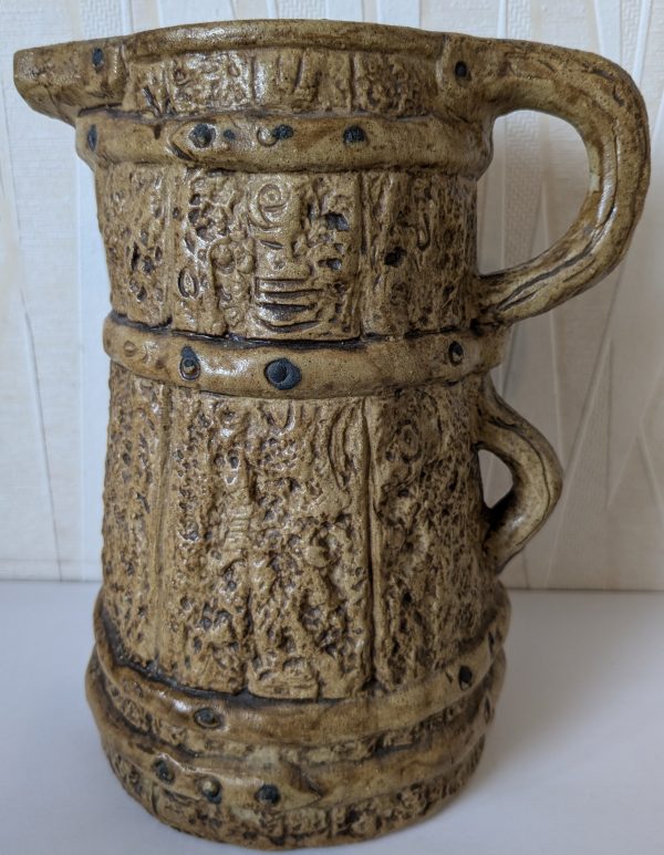 Vintage Stoneware Large Jug (Hillstonia) By Moira Pottery