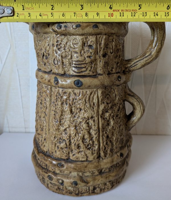 Vintage Stoneware Large Jug (Hillstonia) By Moira Pottery
