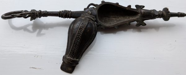 Vintage Brass Kajalapatni (Kajal Container) 19th Century