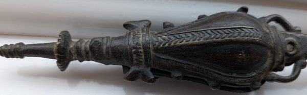 Vintage Brass Kajalapatni (Kajal Container) 19th Century