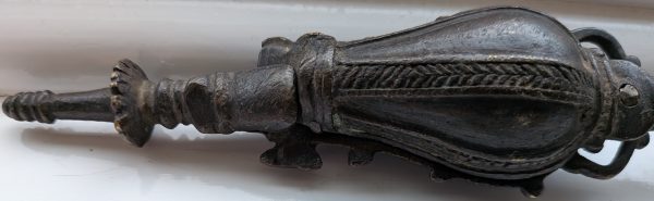 Vintage Brass Kajalapatni (Kajal Container) 19th Century