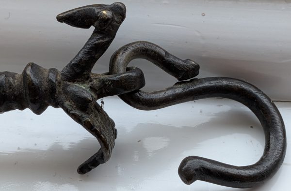 Vintage Brass Kajalapatni (Kajal Container) 19th Century