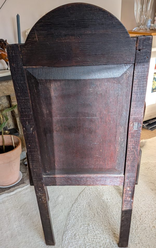 (Collection Only) Carved Oak Wainscot Armchair