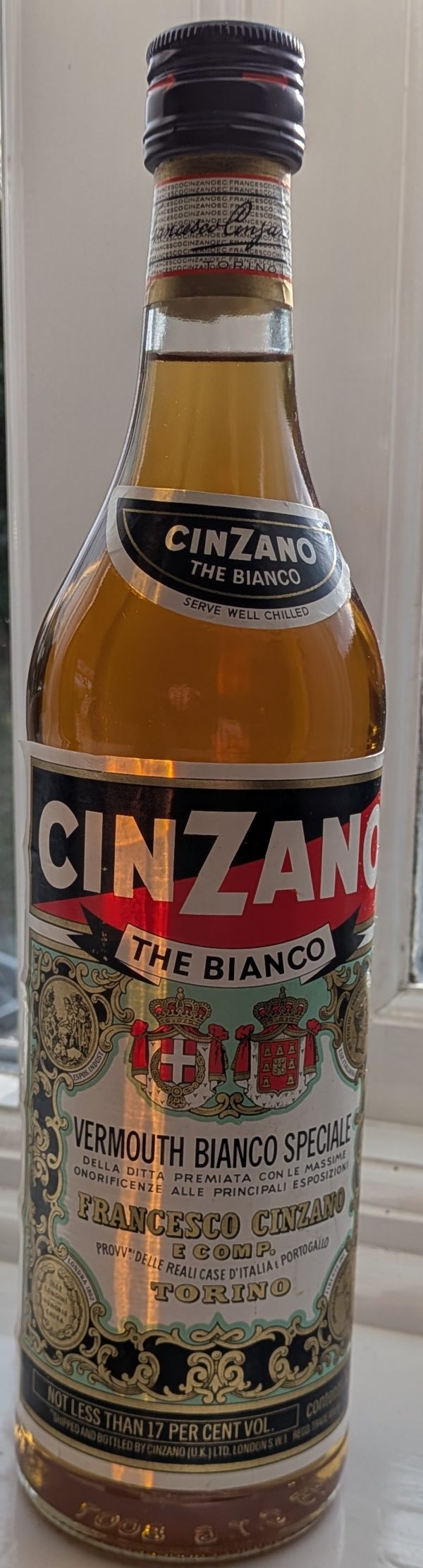 Vintage Cizano The Bianco Vermouth 1970s 75cl/17%